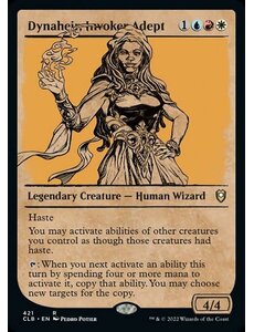 Magic: The Gathering Dynaheir, Invoker Adept (Showcase) (421) Near Mint