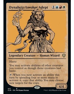 Magic: The Gathering Dynaheir, Invoker Adept (Showcase) (421) Near Mint