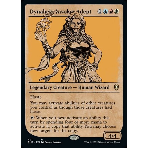 Magic: The Gathering Dynaheir, Invoker Adept (Showcase) (421) Near Mint