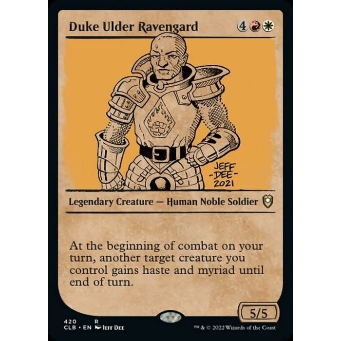Magic: The Gathering Duke Ulder Ravengard (Showcase) (420) Near Mint Foil