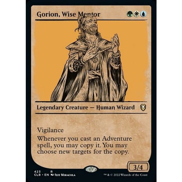Magic: The Gathering Gorion, Wise Mentor (Showcase) (423) Near Mint Foil