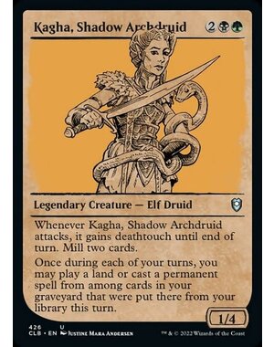 Magic: The Gathering Kagha, Shadow Archdruid (Showcase) (426) Near Mint Foil