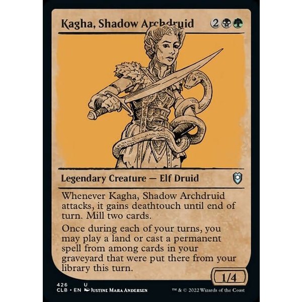 Magic: The Gathering Kagha, Shadow Archdruid (Showcase) (426) Near Mint Foil