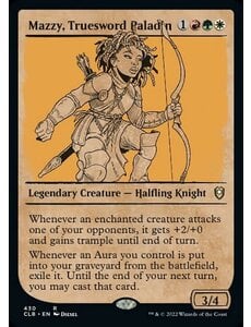 Magic: The Gathering Mazzy, Truesword Paladin (Showcase) (430) Near Mint