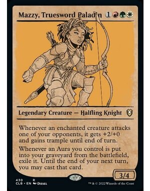 Magic: The Gathering Mazzy, Truesword Paladin (Showcase) (430) Near Mint Foil