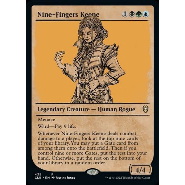 Magic: The Gathering Nine-Fingers Keene (Showcase) (435) Near Mint Foil