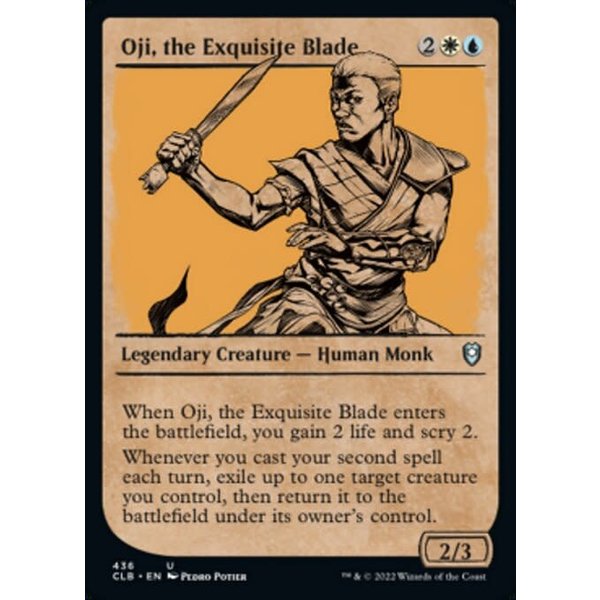 Magic: The Gathering Oji, the Exquisite Blade (Showcase) (436) Near Mint Foil