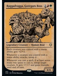 Magic: The Gathering Raggadragga, Goreguts Boss (Showcase) (437) Near Mint