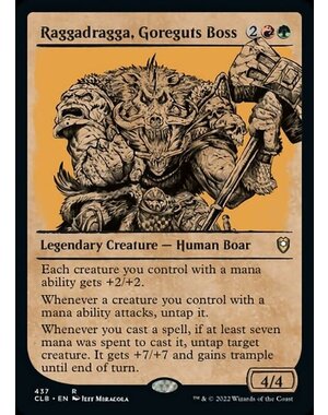 Magic: The Gathering Raggadragga, Goreguts Boss (Showcase) (437) Near Mint