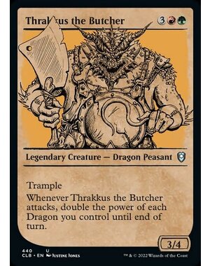 Magic: The Gathering Thrakkus the Butcher (Showcase) (440) Near Mint