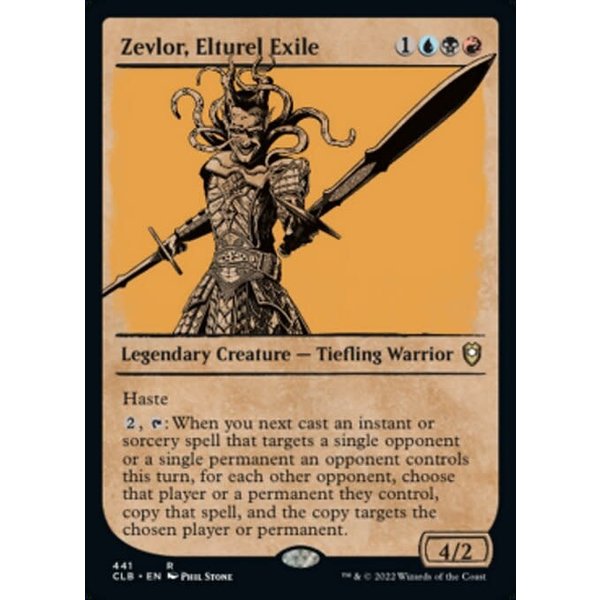 Magic: The Gathering Zevlor, Elturel Exile (Showcase) (441) Near Mint Foil
