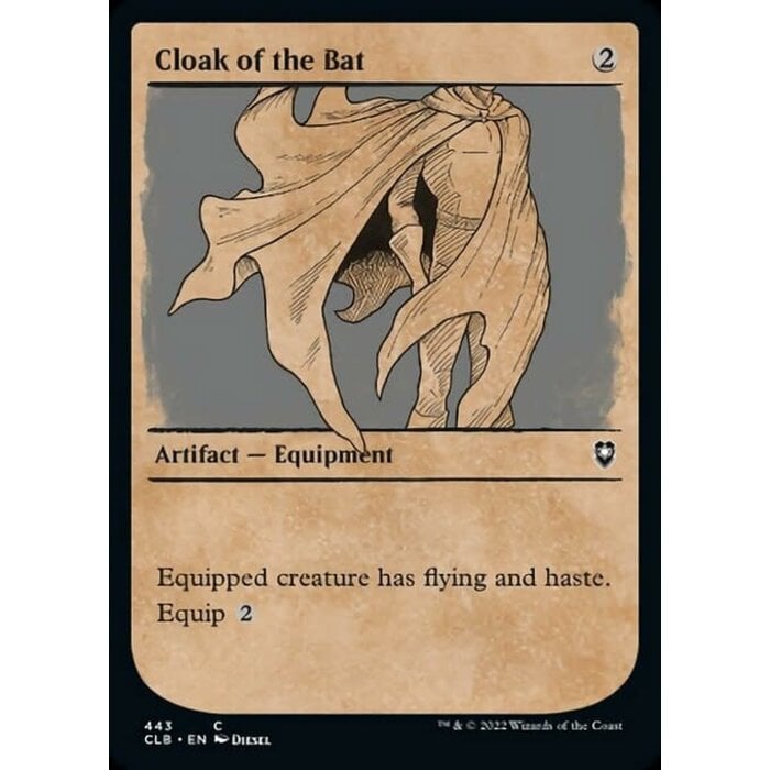 Magic: The Gathering Cloak of the Bat (Showcase) (443) Near Mint Foil