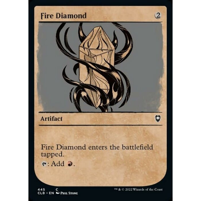 Magic: The Gathering Fire Diamond (Showcase) (445) Near Mint Foil