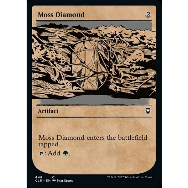 Magic: The Gathering Moss Diamond (Showcase) (448) Near Mint