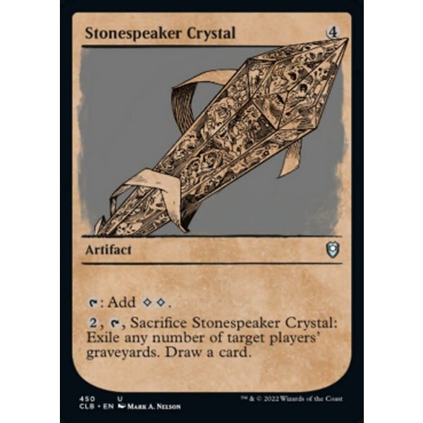 Magic: The Gathering Stonespeaker Crystal (Showcase) (450) Near Mint Foil