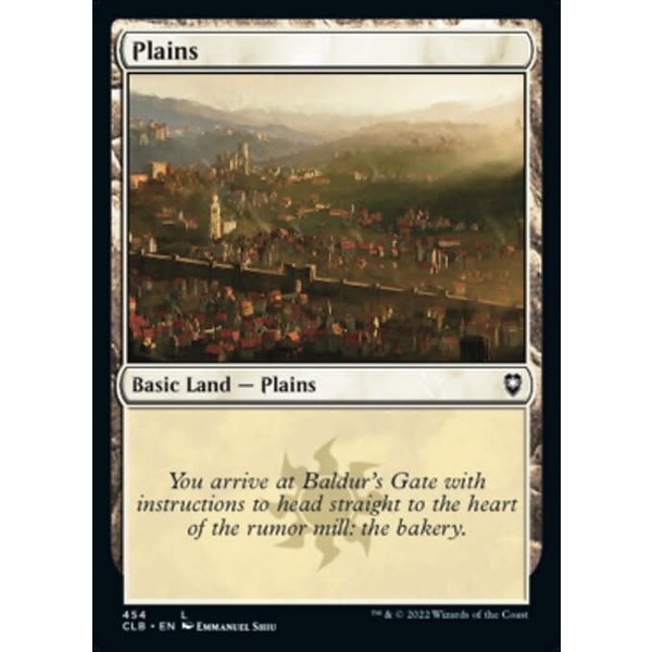 Magic: The Gathering Plains (454) Near Mint Foil