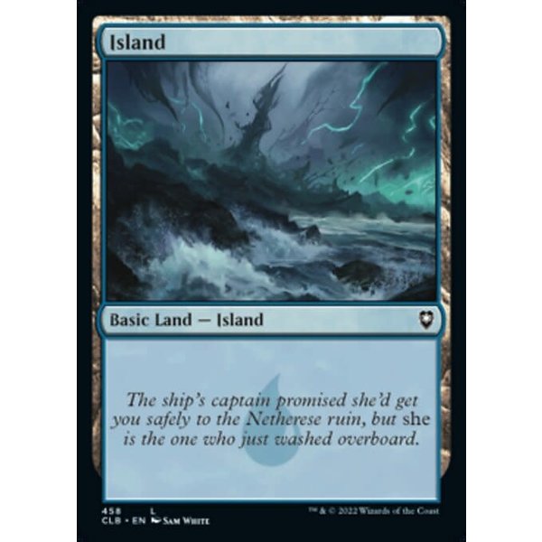Magic: The Gathering Island (458) Near Mint Foil