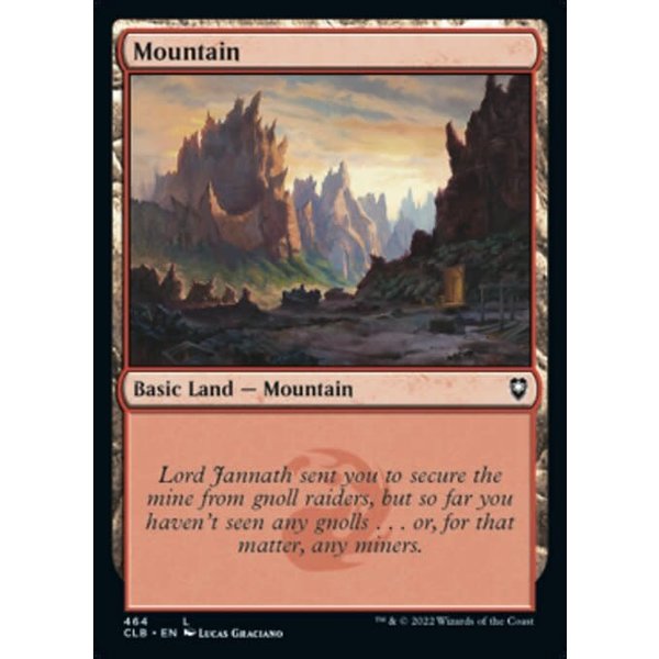 Magic: The Gathering Mountain (464) Near Mint Foil