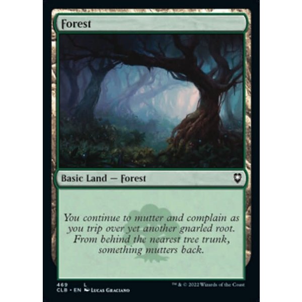 Magic: The Gathering Forest (469) Near Mint Foil