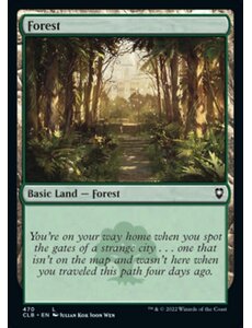 Magic: The Gathering Forest (470) Near Mint Foil