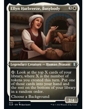 Magic: The Gathering Ellyn Harbreeze, Busybody (Foil Etched) (472) Near Mint Foil