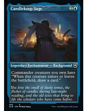 Magic: The Gathering Candlekeep Sage (Foil Etched) (482) Near Mint Foil