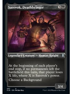 Magic: The Gathering Sarevok, Deathbringer (Foil Etched) (497) Near Mint Foil