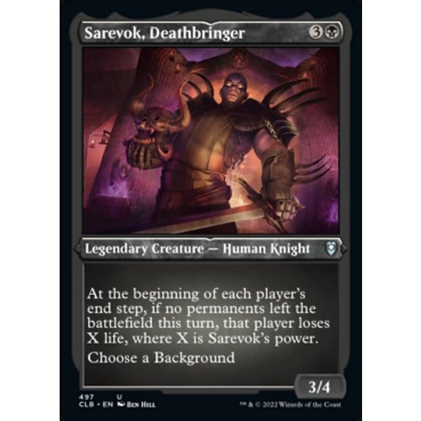 Magic: The Gathering Sarevok, Deathbringer (Foil Etched) (497) Near Mint Foil