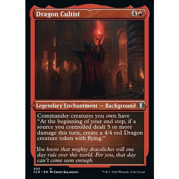 Magic: The Gathering Dragon Cultist (Foil Etched) (503) Near Mint Foil