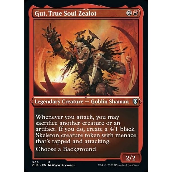 Magic: The Gathering Gut, True Soul Zealot (Foil Etched) (506) Near Mint Foil