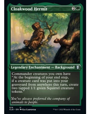 Magic: The Gathering Cloakwood Hermit (Foil Etched) (514) Near Mint Foil