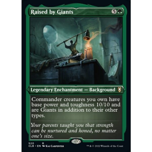 Magic: The Gathering Raised by Giants (Foil Etched) (520) Near Mint Foil