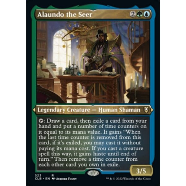 Magic: The Gathering Alaundo the Seer (Foil Etched) (523) Near Mint Foil