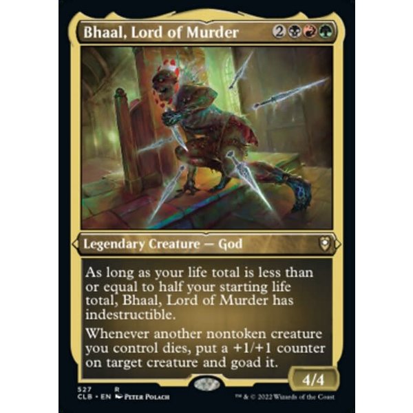 Magic: The Gathering Bhaal, Lord of Murder (Foil Etched) (527) Near Mint  Foil - Kingslayer Games