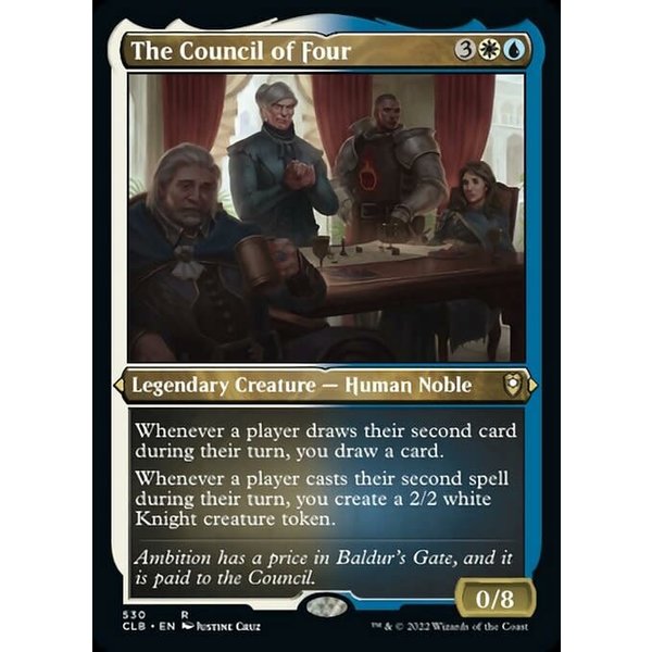 Magic: The Gathering The Council of Four (Foil Etched) (530) Near Mint Foil
