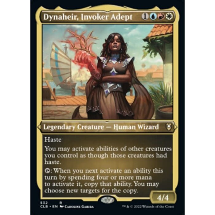 Magic: The Gathering Dynaheir, Invoker Adept (Foil Etched) (532) Near Mint Foil