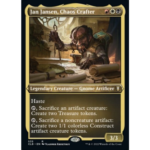 Magic: The Gathering Jan Jansen, Chaos Crafter (Foil Etched) (535) Near Mint Foil