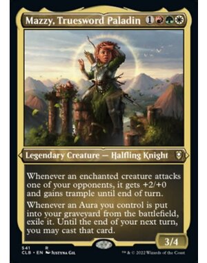 Magic: The Gathering Mazzy, Truesword Paladin (Foil Etched) (541) Near Mint Foil