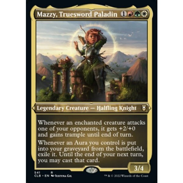 Magic: The Gathering Mazzy, Truesword Paladin (Foil Etched) (541) Near Mint Foil