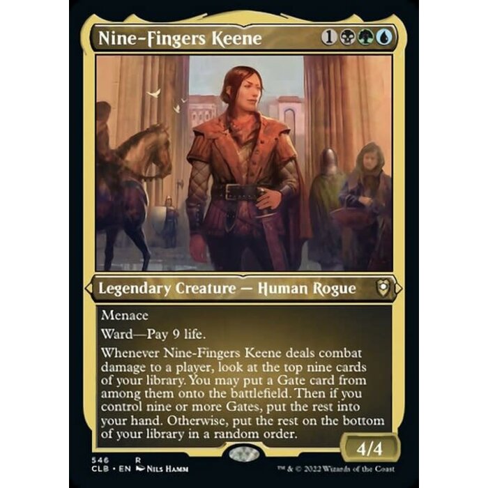 Magic: The Gathering Nine-Fingers Keene (Foil Etched) (546) Near Mint Foil