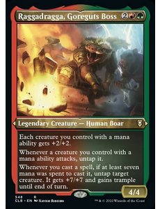 Magic: The Gathering Raggadragga, Goreguts Boss (Foil Etched) (548) Near Mint Foil