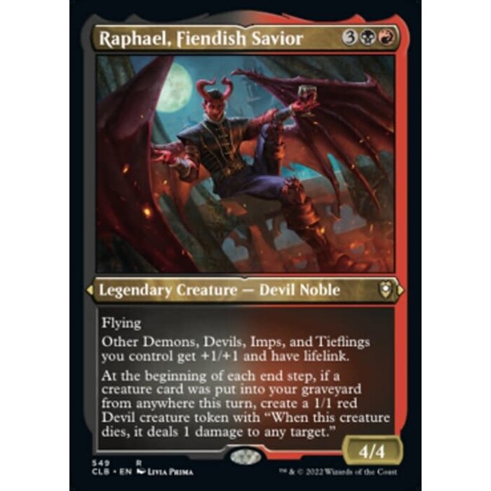 Magic: The Gathering Raphael, Fiendish Savior (Foil Etched) (549) Near Mint Foil