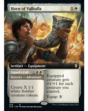 Magic: The Gathering Horn of Valhalla (Extended Art) (555) Near Mint Foil