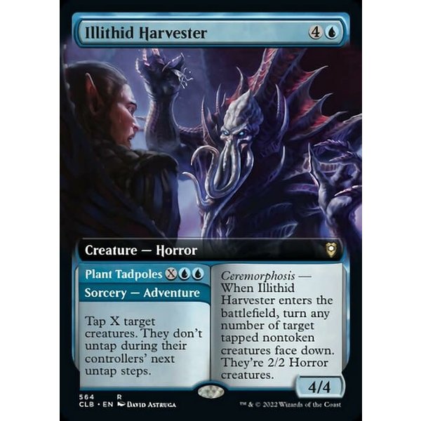 Magic: The Gathering Illithid Harvester (Extended Art) (564) Near Mint
