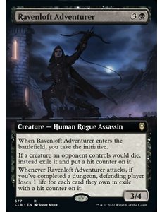Magic: The Gathering Ravenloft Adventurer (Extended Art) (577) Near Mint