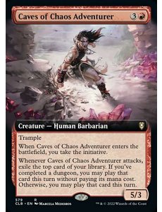 Magic: The Gathering Caves of Chaos Adventurer (Extended Art) (579) Near Mint