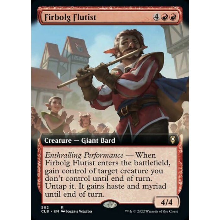 Magic: The Gathering Firbolg Flutist (Extended Art) (582) Near Mint Foil