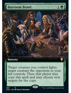 Magic: The Gathering Barroom Brawl (Extended Art) (587) Near Mint