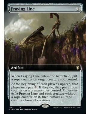 Magic: The Gathering Fraying Line (Extended Art) (597) Near Mint
