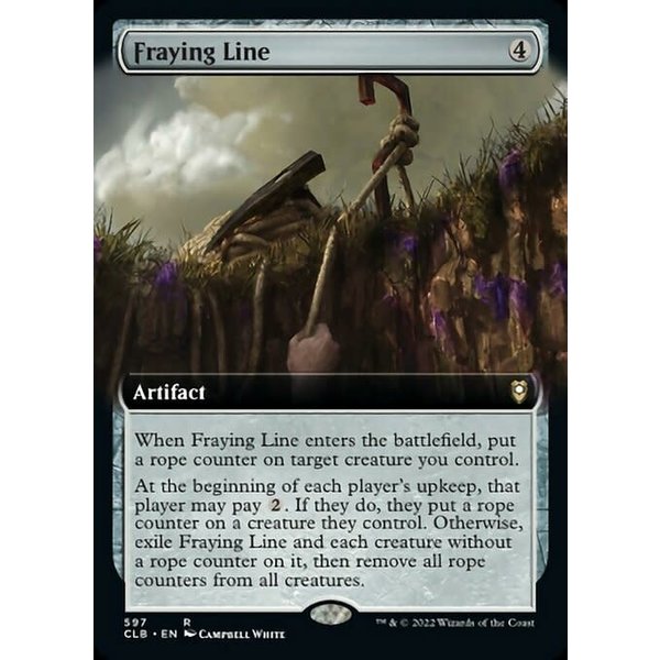 Magic: The Gathering Fraying Line (Extended Art) (597) Near Mint